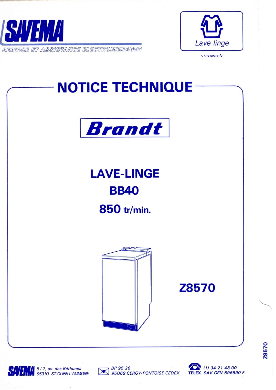 Brandt Z8570