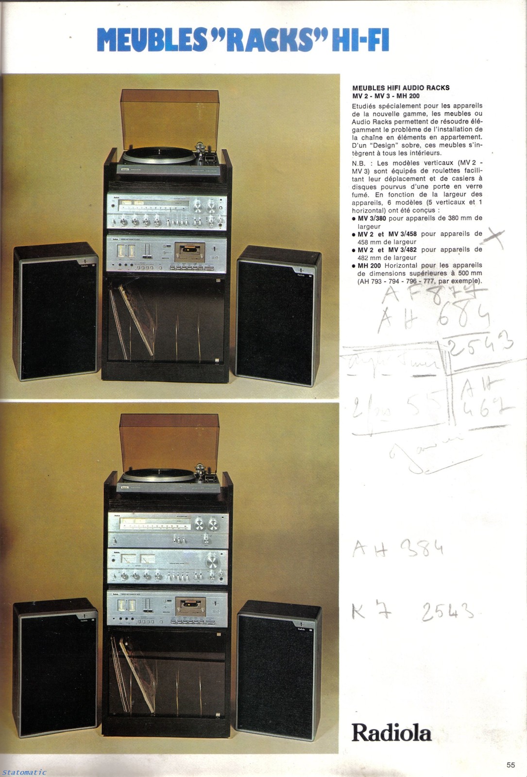 Catalogue général Radiola 1979