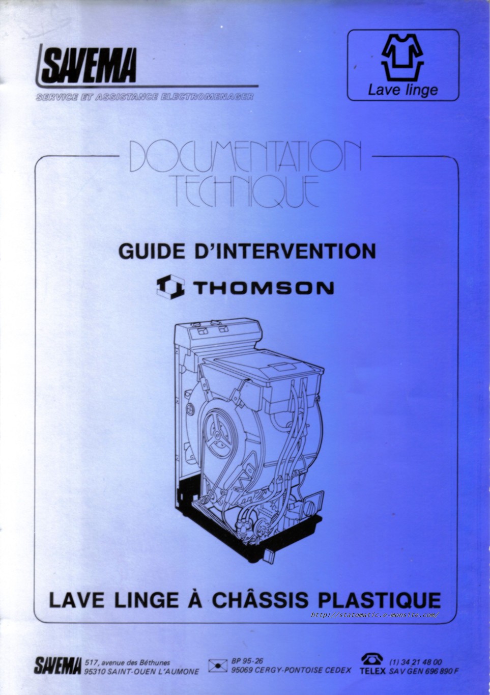 Thomson châssis plastique 1986
